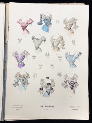 Le Succes Vol. XXII, No. 7 -- Colored Plates of Parisian Women's Fashion from October 1901