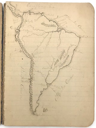 Four (4) Manuscript Composition Notebooks of Myrtle Fulton, Age 16