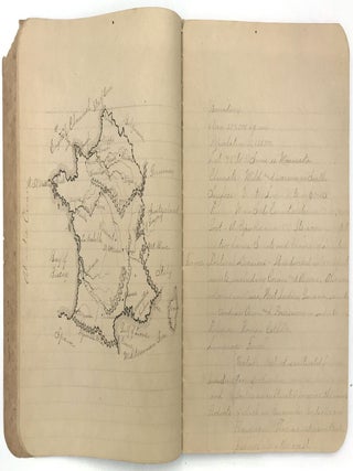 Four (4) Manuscript Composition Notebooks of Myrtle Fulton, Age 16