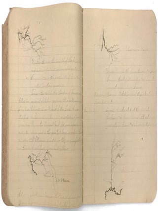 Four (4) Manuscript Composition Notebooks of Myrtle Fulton, Age 16
