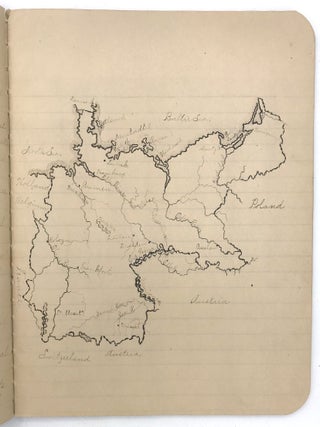 Four (4) Manuscript Composition Notebooks of Myrtle Fulton, Age 16