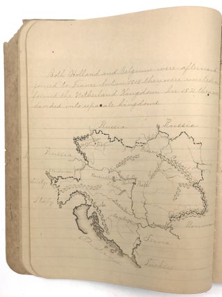 Four (4) Manuscript Composition Notebooks of Myrtle Fulton, Age 16