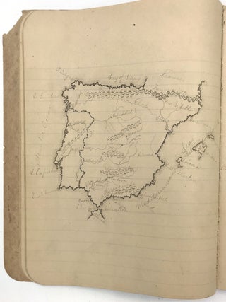 Four (4) Manuscript Composition Notebooks of Myrtle Fulton, Age 16