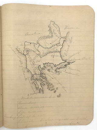 Four (4) Manuscript Composition Notebooks of Myrtle Fulton, Age 16