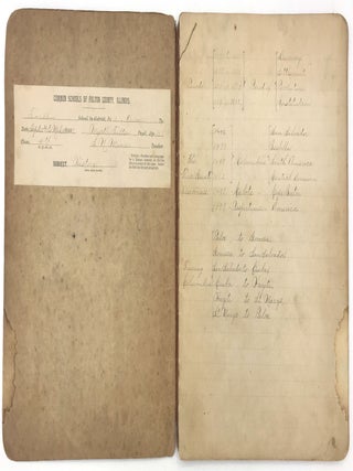 Four (4) Manuscript Composition Notebooks of Myrtle Fulton, Age 16