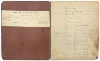 Four (4) Manuscript Composition Notebooks of Myrtle Fulton, Age 16
