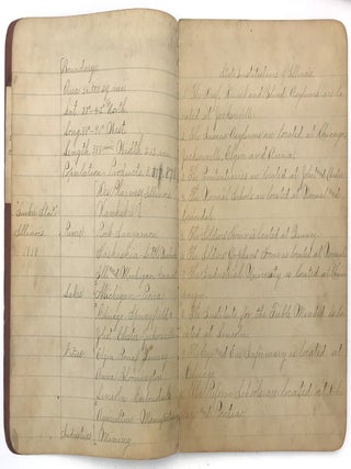 Four (4) Manuscript Composition Notebooks of Myrtle Fulton, Age 16