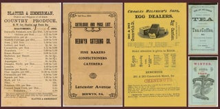 Price Lists - A collection Spanning 100 Years Examining the Availability, Distribution, Price and Pricing Consideration of Food & Other Commodities