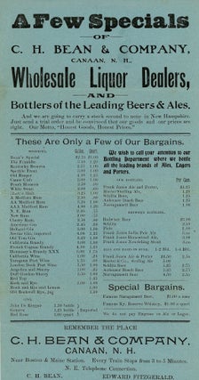 Price Lists - A collection Spanning 100 Years Examining the Availability, Distribution, Price and Pricing Consideration of Food & Other Commodities