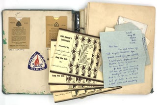 Camp Fire Girls Binder of Sue Murphy of Hood River, Oregon, with Letters from Pen Pal Kathleen Wyatt in Chesham, England