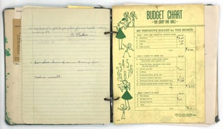 Camp Fire Girls Binder of Sue Murphy of Hood River, Oregon, with Letters from Pen Pal Kathleen Wyatt in Chesham, England
