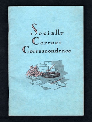 Item #21000309 Socially Correct Correspondence