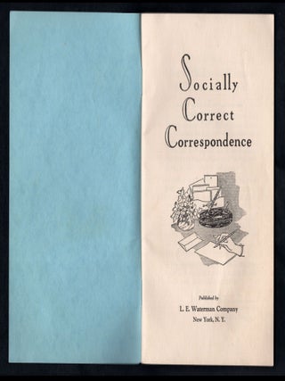 Socially Correct Correspondence