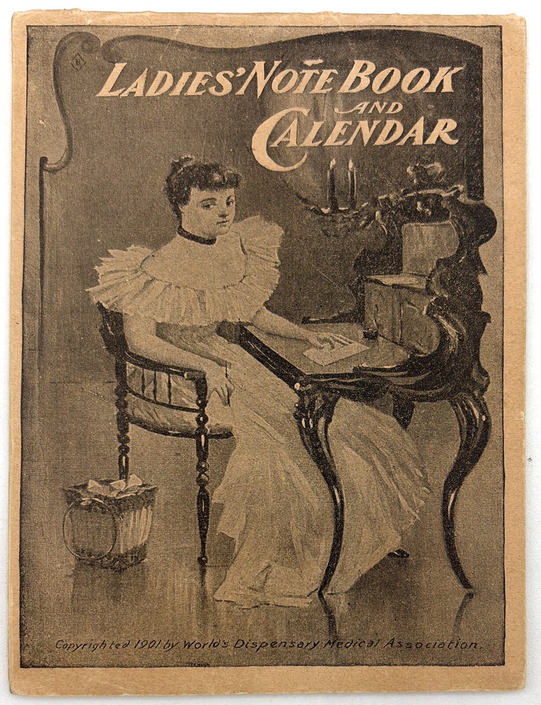 Item #21000383 "Ladies' Note Book and Calendar" -- 1902 Memoranda Pad Advertising Patent Medicines to Women