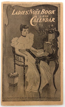 Item #21000383 "Ladies' Note Book and Calendar" -- 1902 Memoranda Pad Advertising...