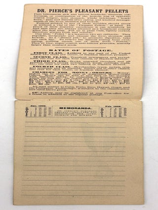 "Ladies' Note Book and Calendar" -- 1902 Memoranda Pad Advertising Patent Medicines to Women