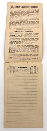 "Ladies' Note Book and Calendar" -- 1902 Memoranda Pad Advertising Patent Medicines to Women