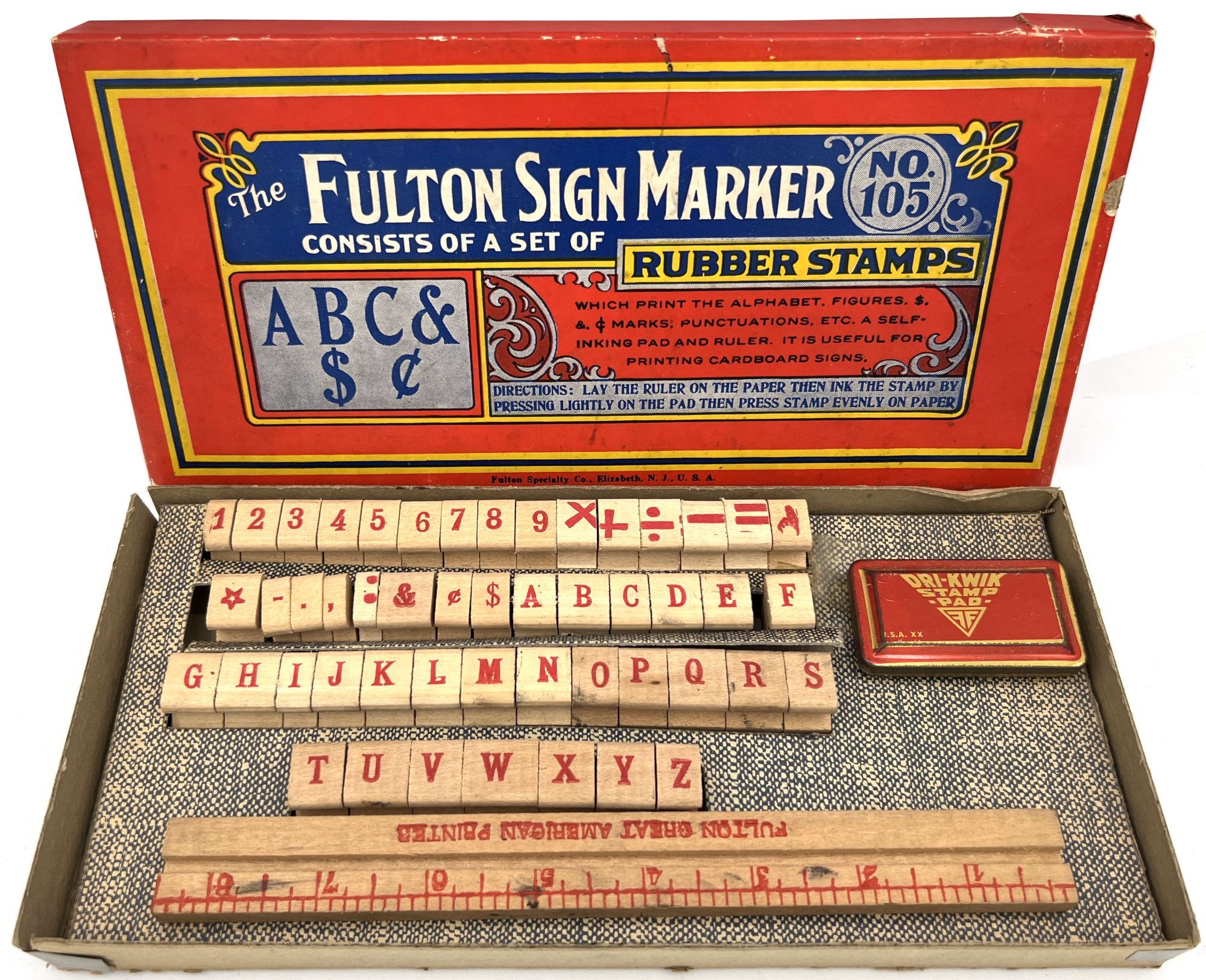 The Fulton Sign Marker No. 105