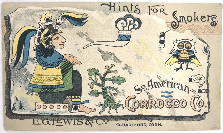 Item #21000439 "Hints for Smokers": Advertising Booklet for South American Corrocco Tablets. South American Corrocco Co.