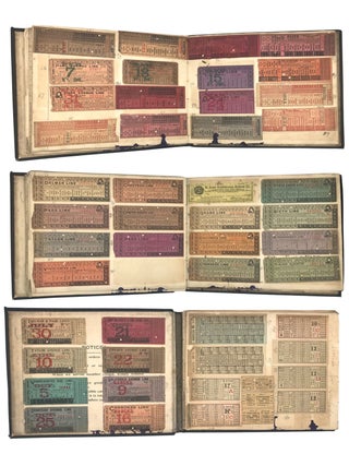 Item #21000607 A Collection of 150+ Railway and Streetcar Ticket of John Herzkh(?