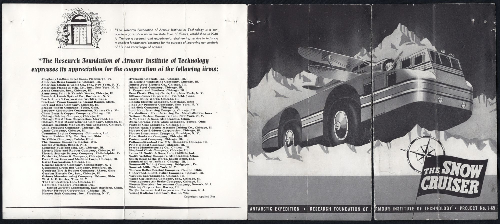 The Snow Cruiser : Antarctic Expedition, Research Foundation of Armour ...