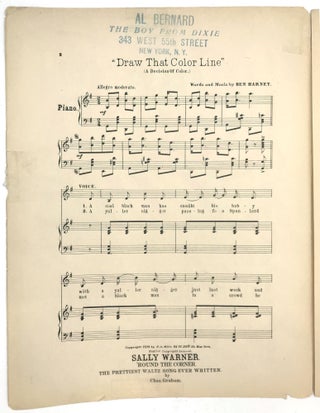 Black Entertainers, Blackness as Entertainment: 1829-1907