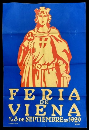 Item #21000765 Poster Commemorating the Vienna Fair Feria de Venia. Kosel