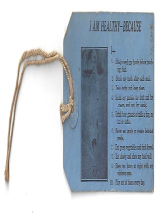 Item #21000774 Connecticut State Department of Health Ephemera - Health Tag for a Child Aged 4