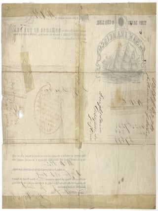 Bill of Lading for San Francisco Clipper "Romance of the Sea"