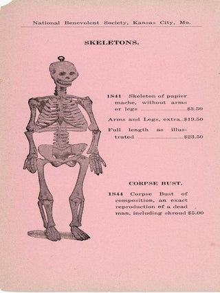 Catalog No. 232, Paraphernalia and Costumes for Local Lodge Room Work of the National Benevolent Society