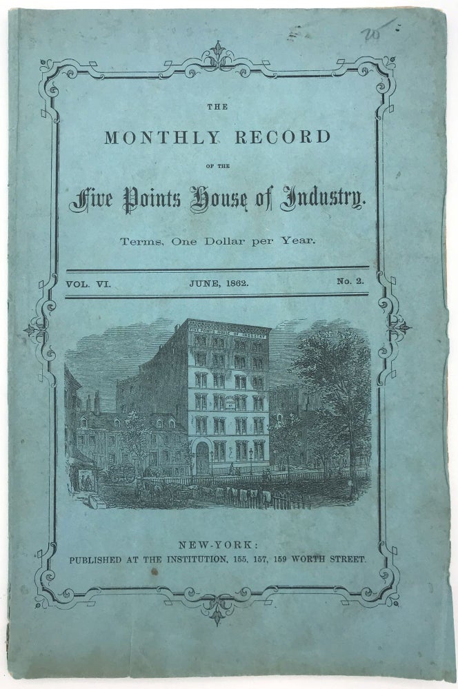 Item #21000884 Organization of the Five Points House of Industry, for the Year 1862-63.