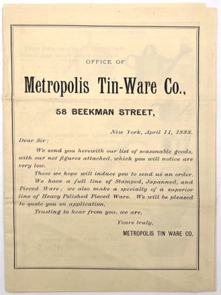 Advertising to Victorian Housewives and Domestic Workers: Thirteen (13) Items Marketing Products as Labor and Time Saving, Thrifty, Durable