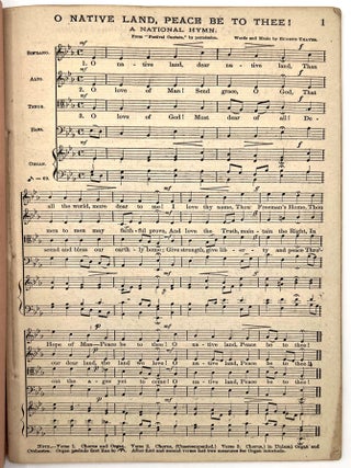 Appendix to Music for World's Peace Jubilee