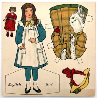Item #21001287 "English Girl" -- Uncut Advertising Paper Doll for Brown's Dentifrice