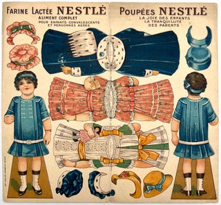 Item #21001298 "Poupées Nestlé" -- Uncut Advertising Paper Doll