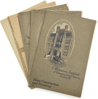 Item #21001326 Five (5) Booklets on Sewing, Tailoring, and Dress Construction by the Woman's...