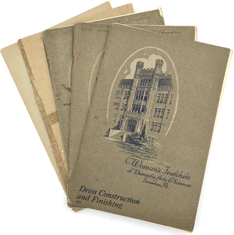 Item #21001326 Five (5) Booklets on Sewing, Tailoring, and Dress Construction by the Woman's Institute of Domestic Arts & Sciences