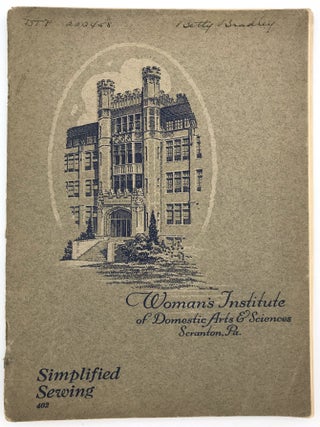 Five (5) Booklets on Sewing, Tailoring, and Dress Construction by the Woman's Institute of Domestic Arts & Sciences