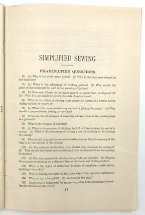Five (5) Booklets on Sewing, Tailoring, and Dress Construction by the Woman's Institute of Domestic Arts & Sciences