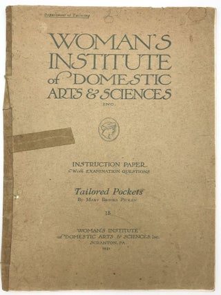 Five (5) Booklets on Sewing, Tailoring, and Dress Construction by the Woman's Institute of Domestic Arts & Sciences
