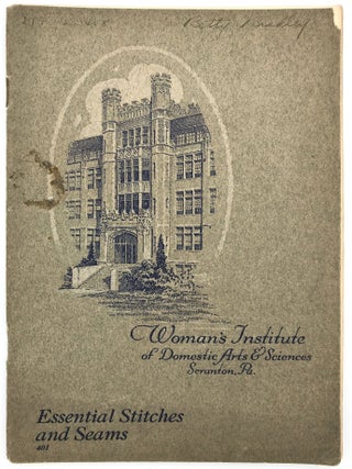 Five (5) Booklets on Sewing, Tailoring, and Dress Construction by the Woman's Institute of Domestic Arts & Sciences