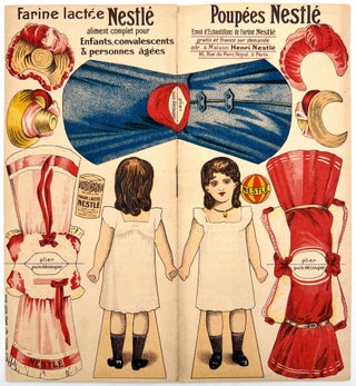 Item #21001329 "Poupées Nestlé" -- Uncut Advertising Paper Doll