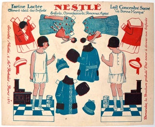 Item #21001652 "Poupées Nestlé" -- Uncut Advertising Paper Doll