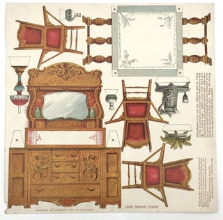 Item #21003444 Cosmo Buttermilk Soap Co. - Uncut "Our Dining Room" Dollhouse Set