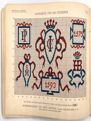 Alphabete für die Stickerin ("Alphabets for the embroiderer")
