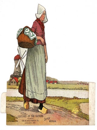 Costumes of the Nations -- Three (3) Self-standing Advertising Premiums