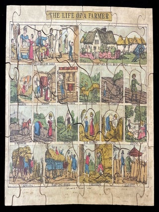 Wood & Litho Jigsaw Puzzle "The Life of a Farmer