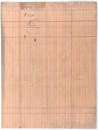 Early 1870s Illustrated Billhead for "Fancy Goods" Dealer in Lebanon, New Hampshire