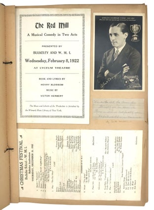 Item #21010903 Social & Cultural History, Entertainment in Connecticut c.1925-1936 - Scrapbook of...