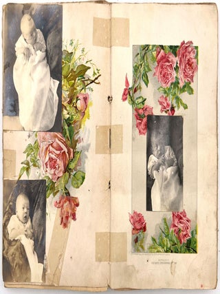 "Bridal Roses" -- Baby Book of Amie (a.k.a. Amy) Lois Bivin (b.1917) with Twenty (20) Original Photographs From 1-7 years